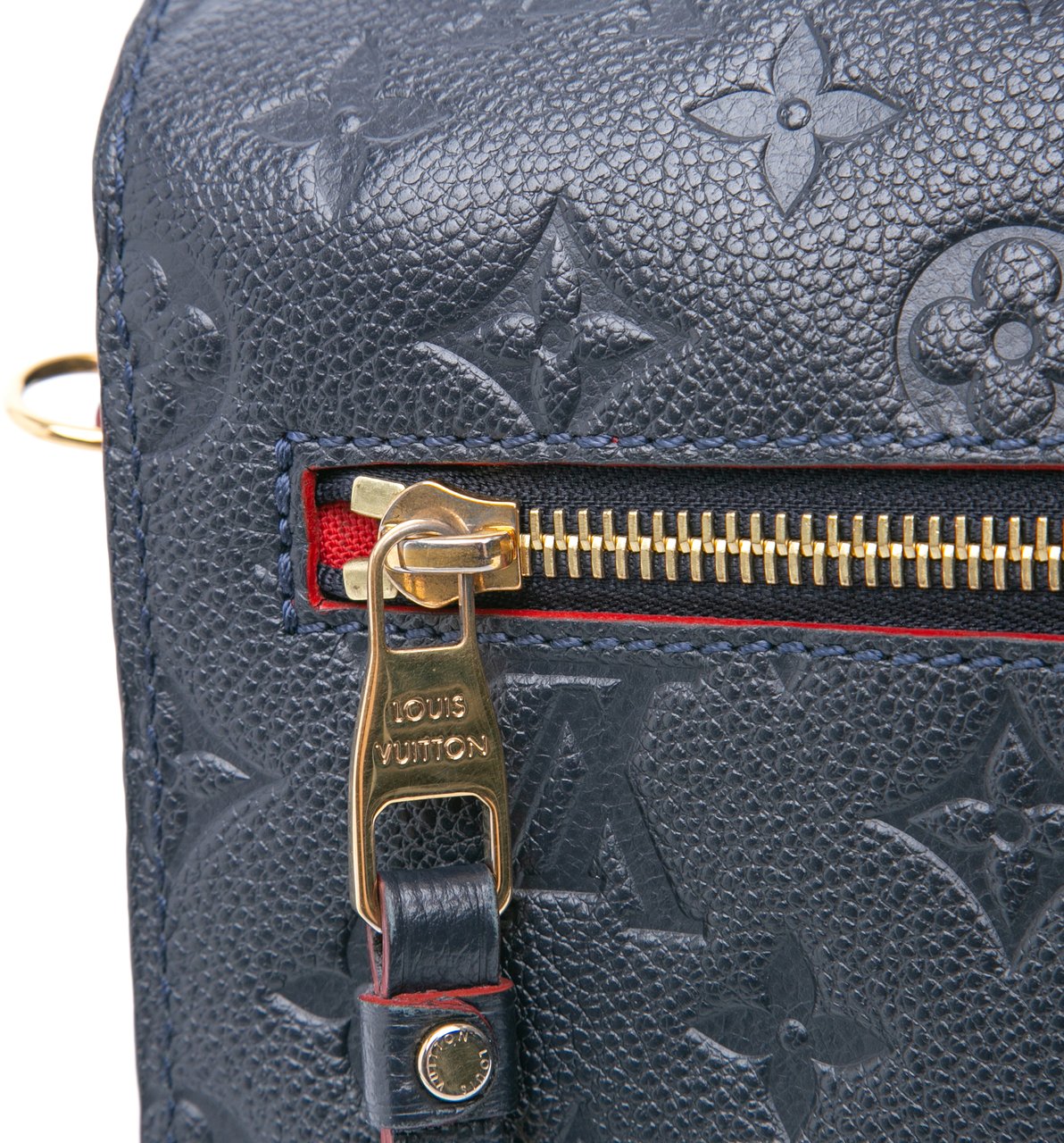 Louis Vuitton Monogram Empreinte Pochette Metis Blauw