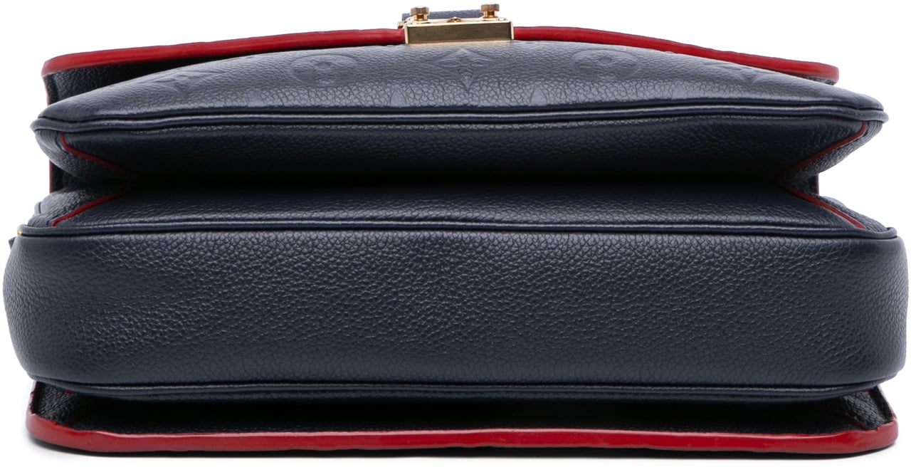 Louis Vuitton Monogram Empreinte Pochette Metis Blauw