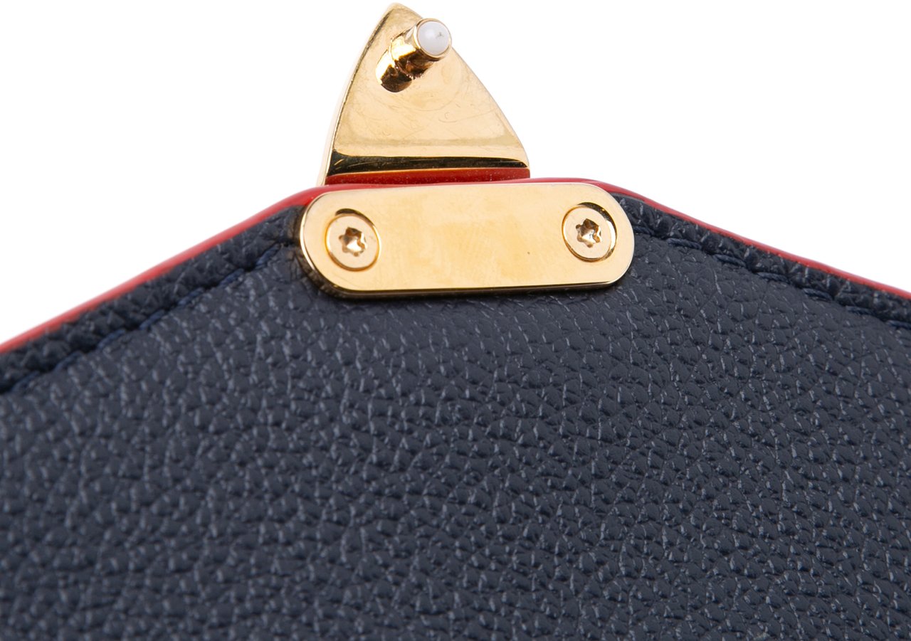 Louis Vuitton Monogram Empreinte Pochette Metis Blauw