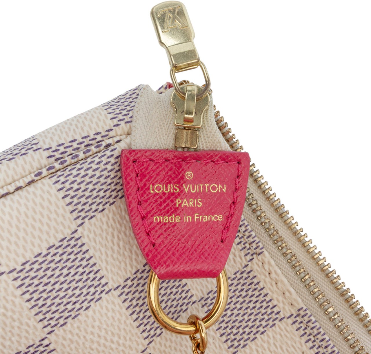 Louis Vuitton Damier Azur Animation Hollywood Mini Pochette Accessoires Wit