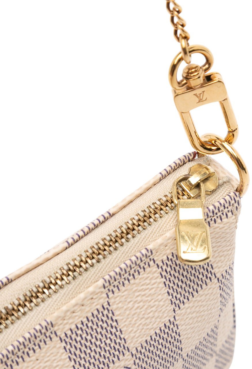 Louis Vuitton Damier Azur Animation Hollywood Mini Pochette Accessoires Wit