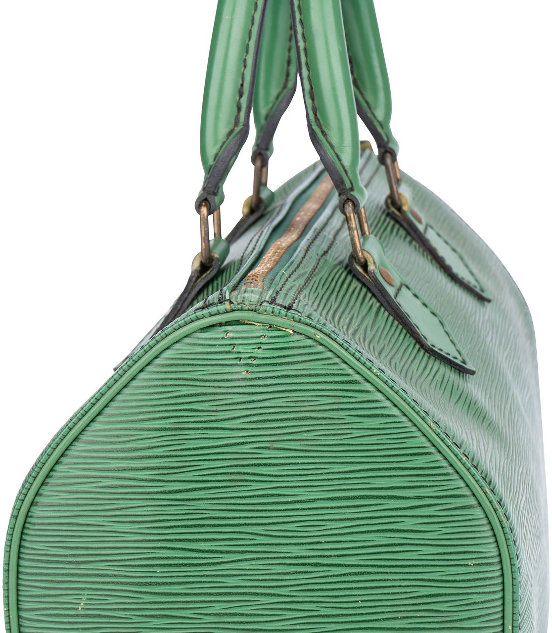 Louis Vuitton Louis Vuitton Green Epi Leather Speedy 25 Handbag Divers