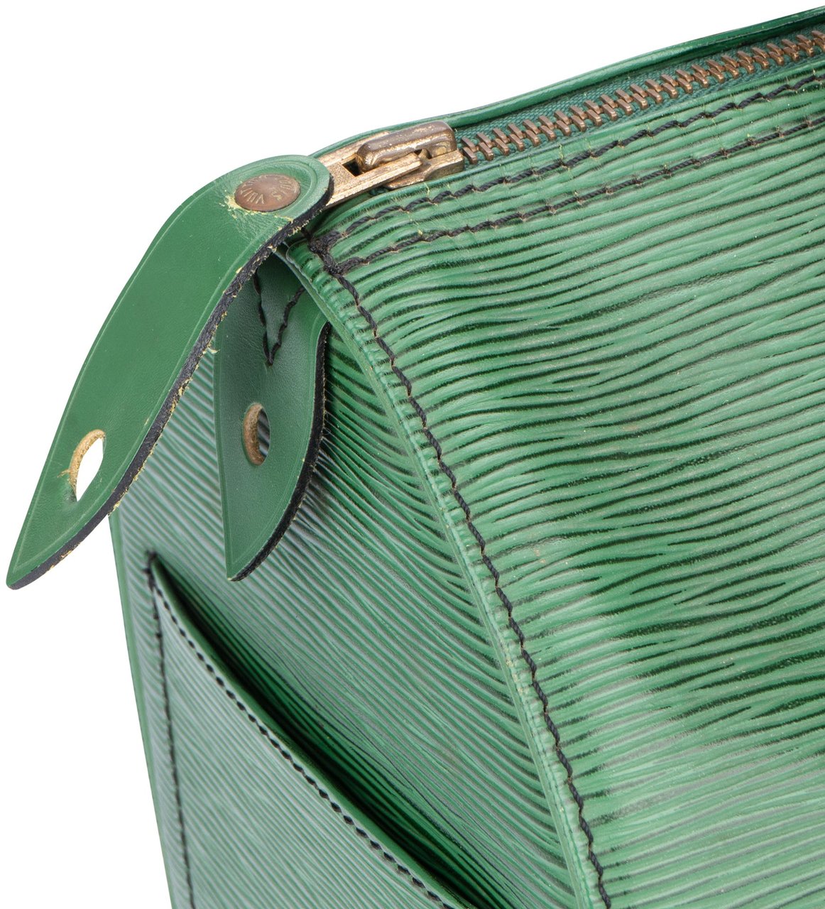 Louis Vuitton Louis Vuitton Green Epi Leather Speedy 25 Handbag Divers