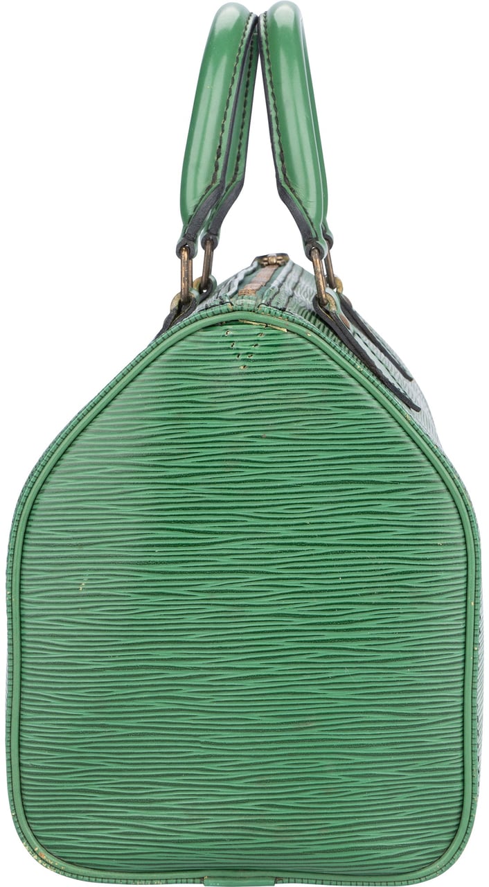 Louis Vuitton Louis Vuitton Green Epi Leather Speedy 25 Handbag Divers