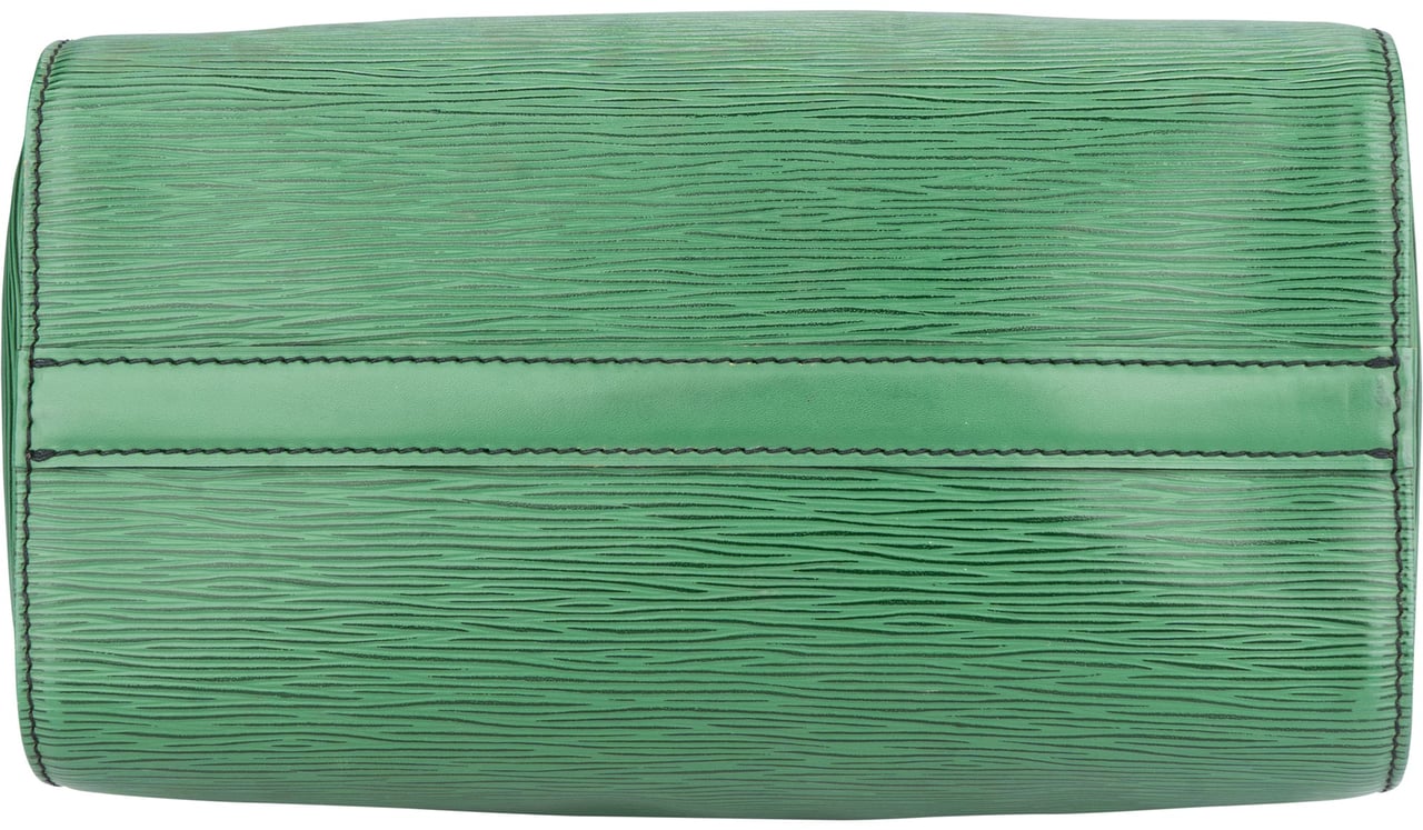 Louis Vuitton Louis Vuitton Green Epi Leather Speedy 25 Handbag Divers