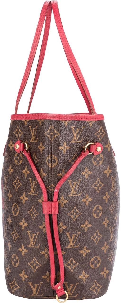 Louis Vuitton Louis Vuitton Canvas Monogram Ikat Fuchsia Neverfull MM Shopper Bag Roze