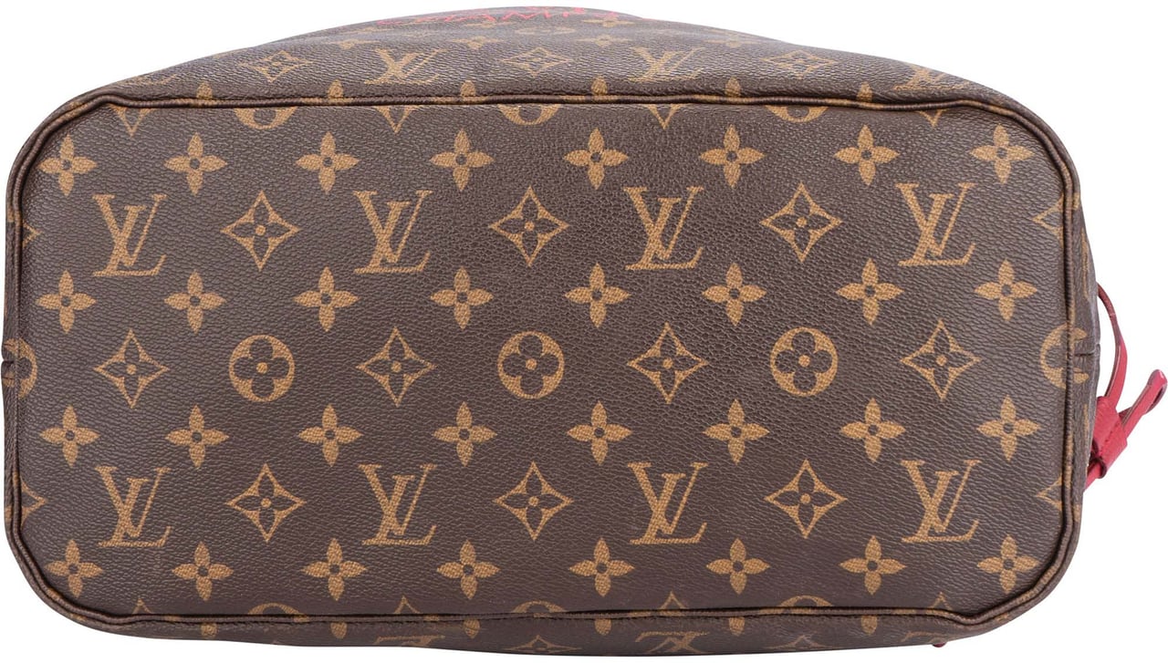Louis Vuitton Louis Vuitton Canvas Monogram Ikat Fuchsia Neverfull MM Shopper Bag Roze