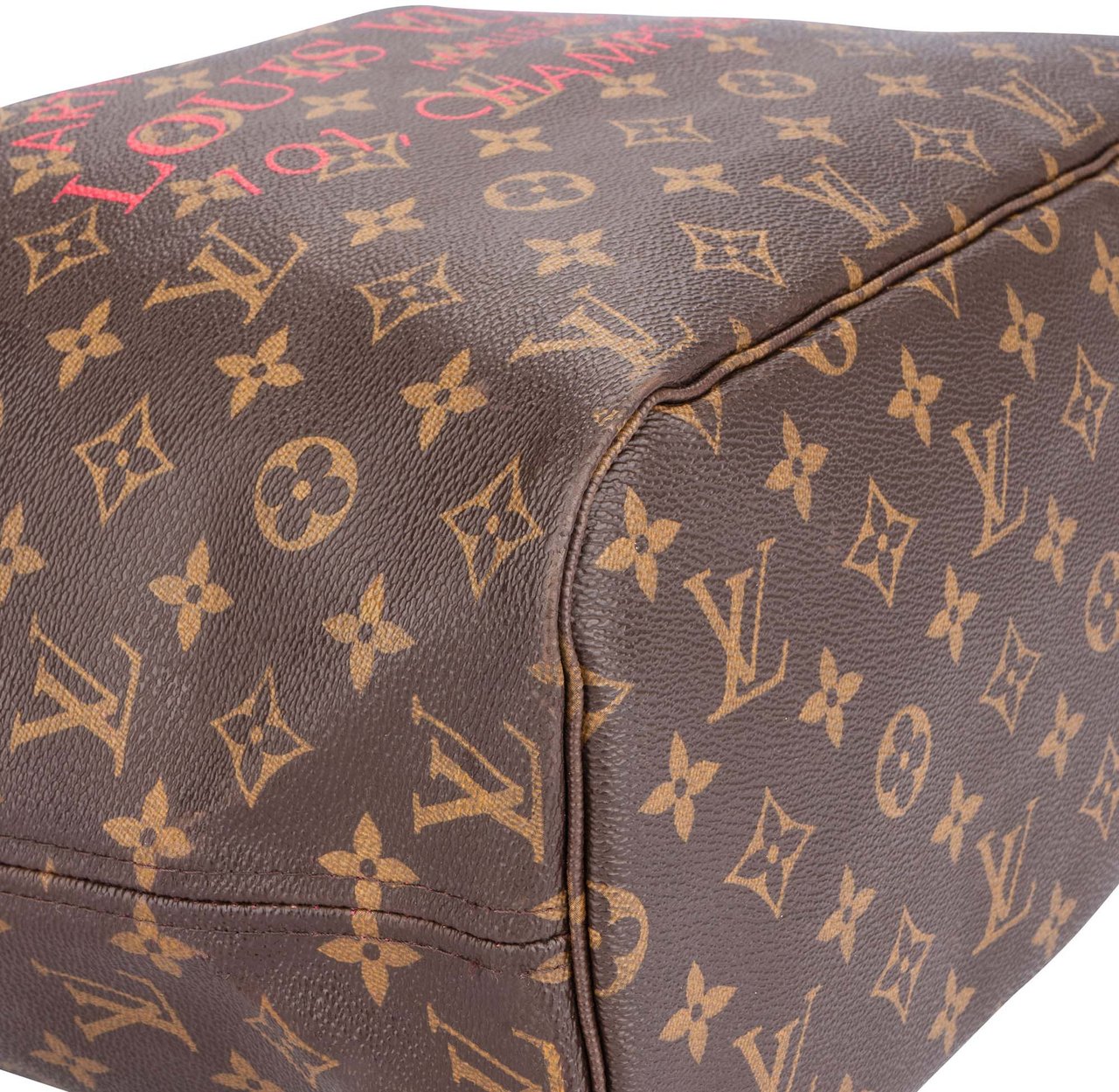 Louis Vuitton Louis Vuitton Canvas Monogram Ikat Fuchsia Neverfull MM Shopper Bag Roze