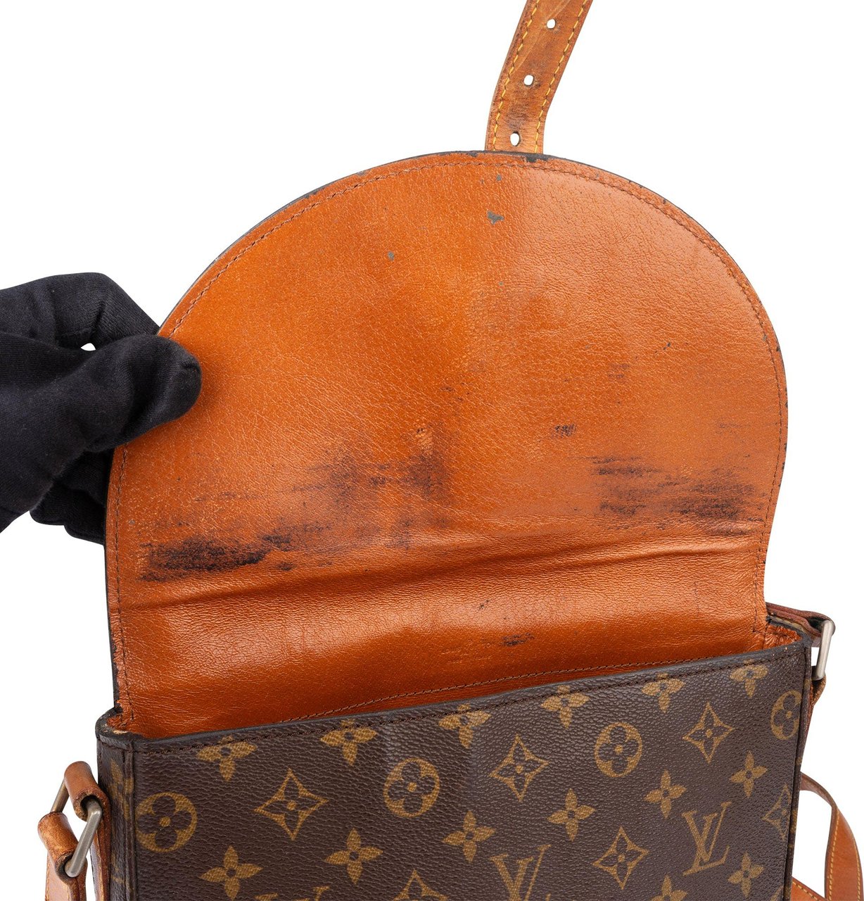 Louis Vuitton Louis vuitton Canvas Monogram Chantilly GM Crossbody Bag Bruin
