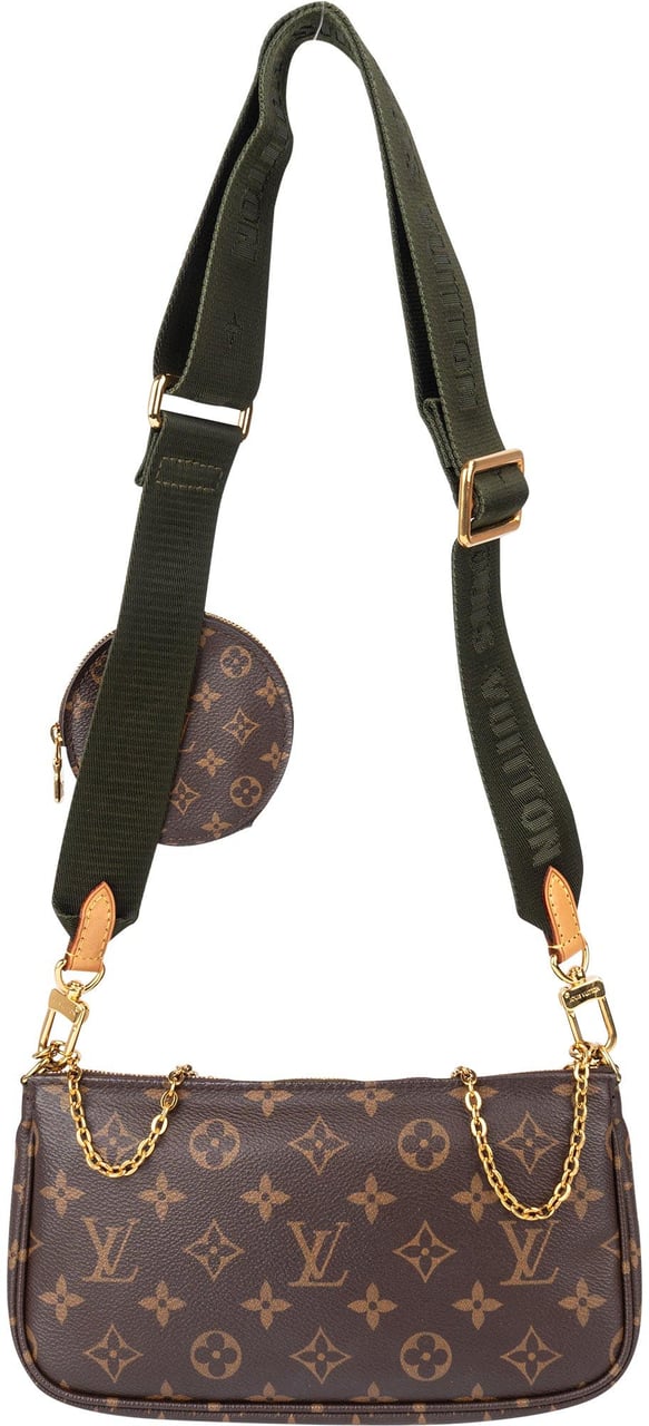 Louis Vuitton Louis Vuitton Canvas Monogram Multi Pochette Crossbody Bag M44813 Bruin