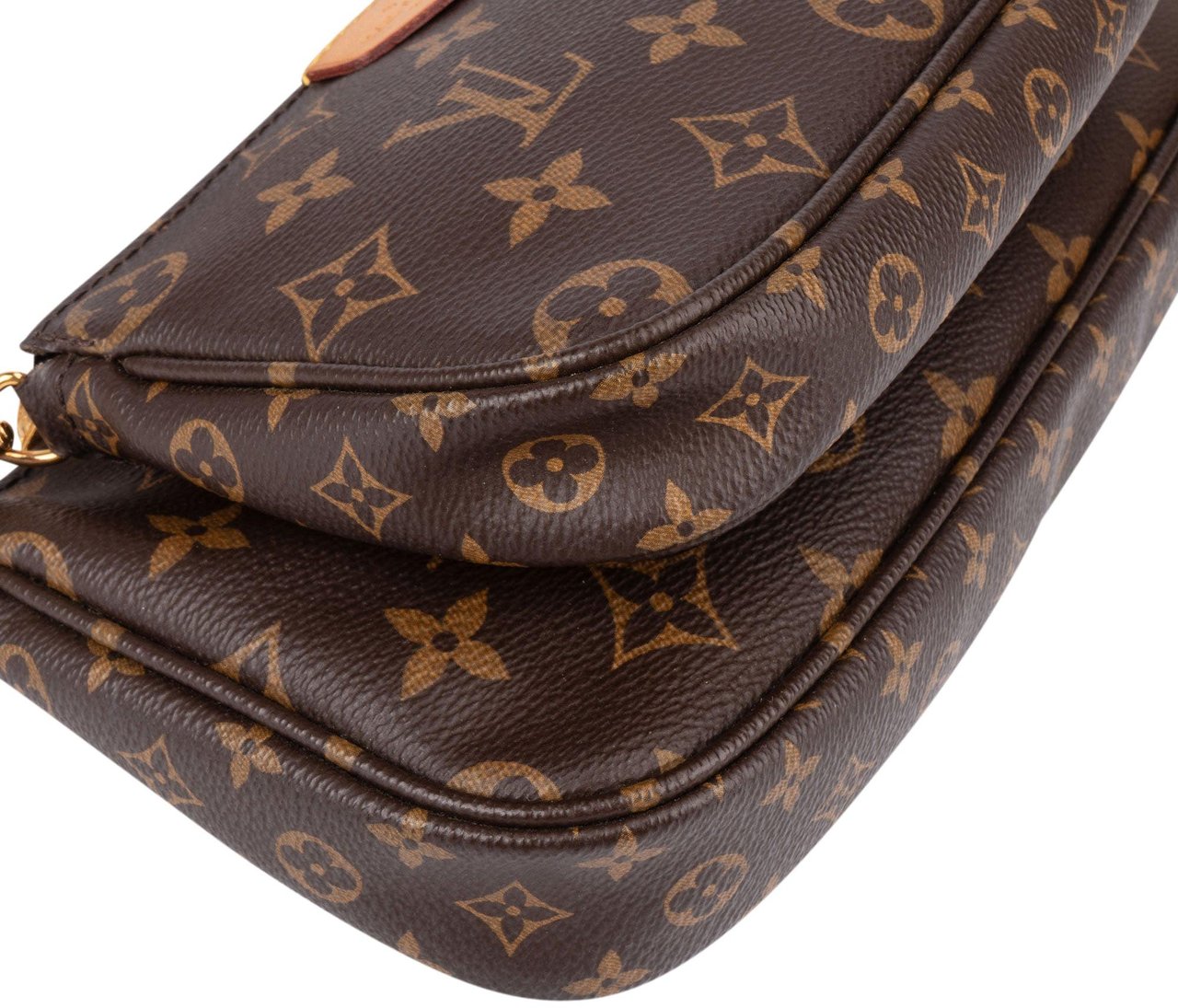Louis Vuitton Louis Vuitton Canvas Monogram Multi Pochette Crossbody Bag M44813 Bruin