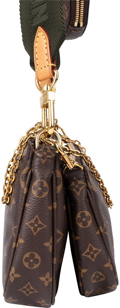 Louis Vuitton Louis Vuitton Canvas Monogram Multi Pochette Crossbody Bag M44813 Bruin