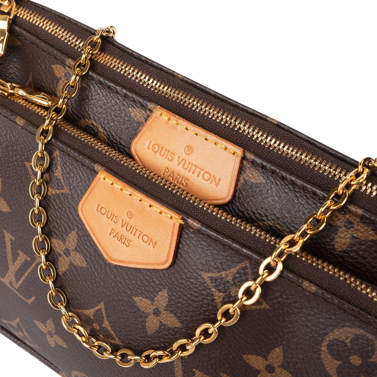 Louis Vuitton Louis Vuitton Canvas Monogram Multi Pochette Crossbody Bag M44813 Bruin