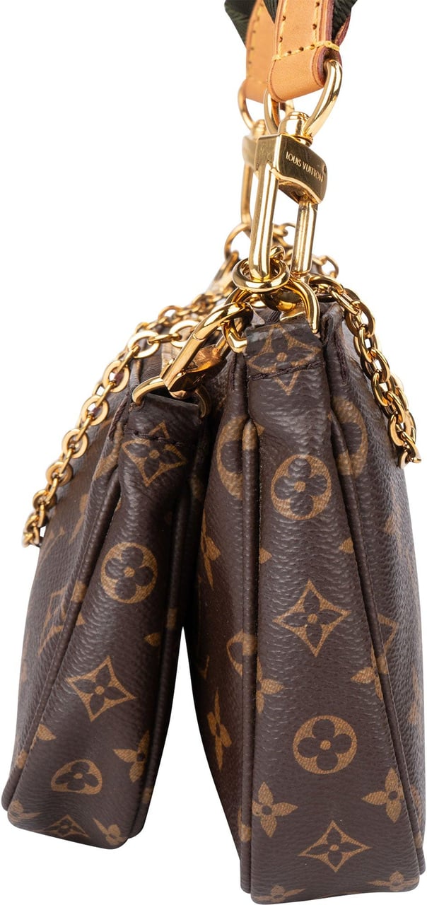 Louis Vuitton Louis Vuitton Canvas Monogram Multi Pochette Crossbody Bag M44813 Bruin