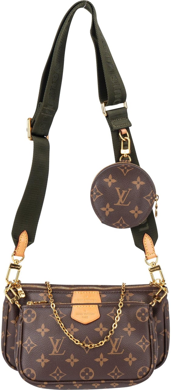Louis Vuitton Louis Vuitton Canvas Monogram Multi Pochette Crossbody Bag M44813 Bruin