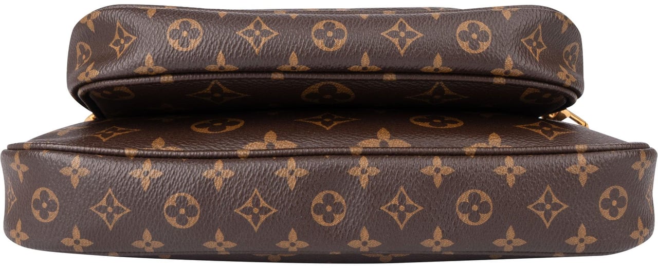 Louis Vuitton Louis Vuitton Canvas Monogram Multi Pochette Crossbody Bag M44813 Bruin