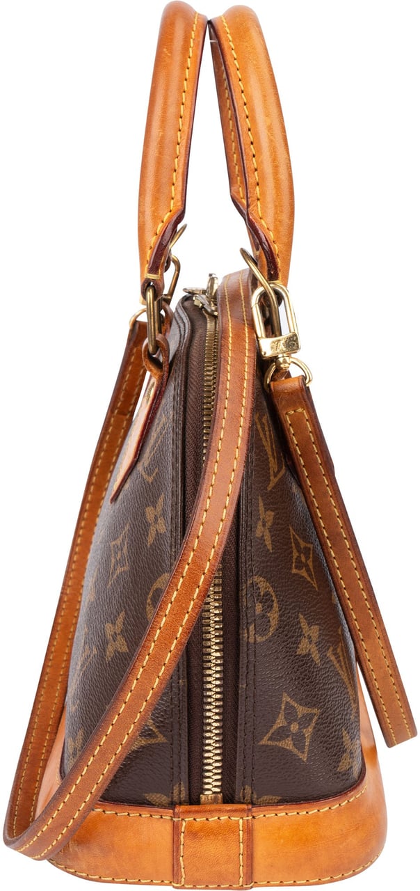Louis Vuitton Canvas Monogram Alma BB Handbag Bruin