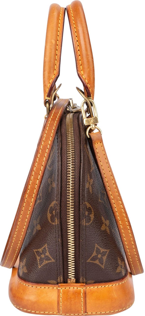 Louis Vuitton Louis Vuitton Canvas Monogram Alma BB Handbag Bruin