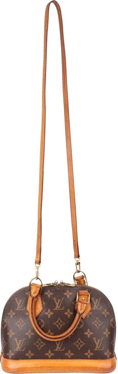 Louis Vuitton Louis Vuitton Canvas Monogram Alma BB Handbag Bruin