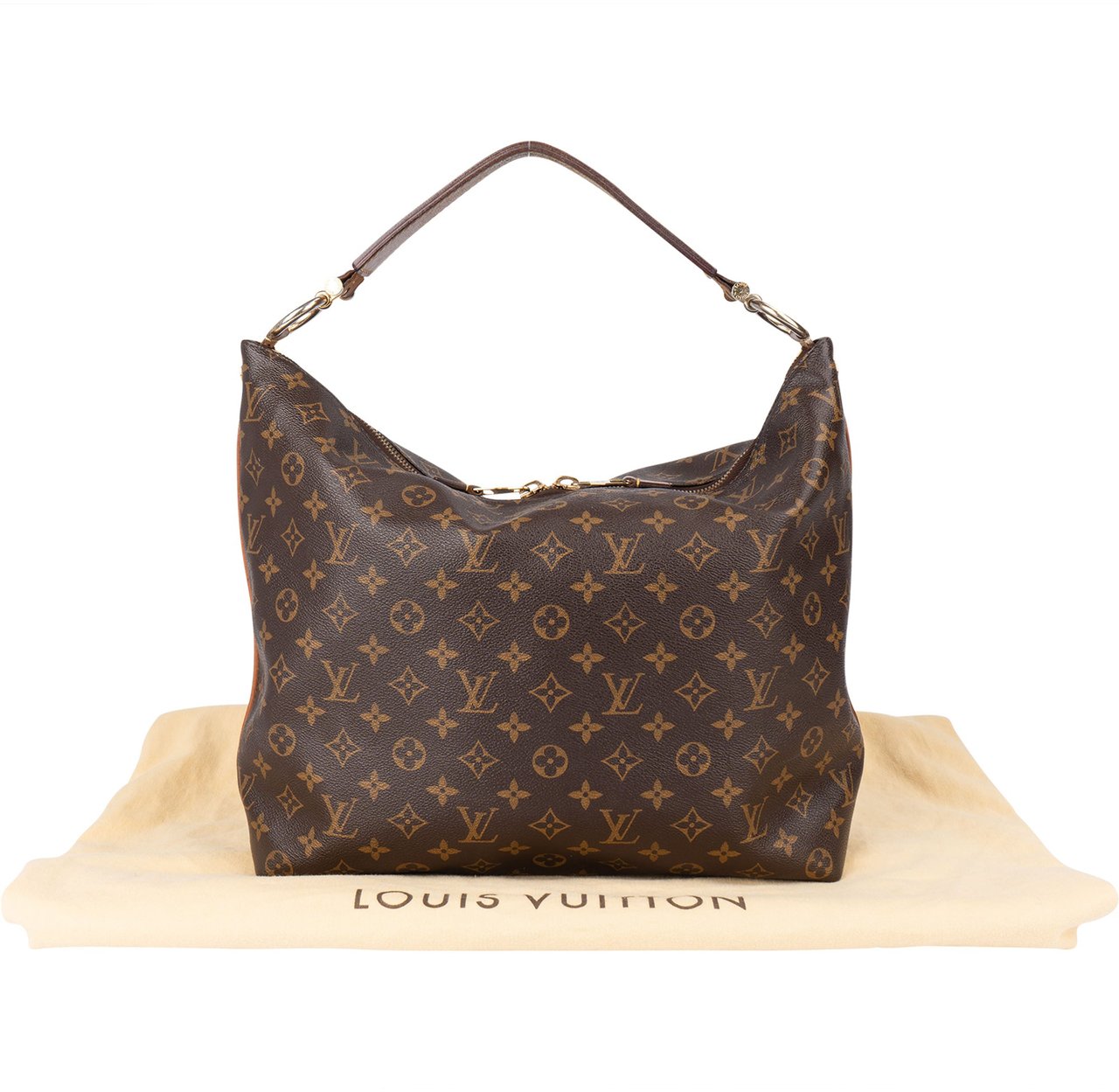 Louis Vuitton Louis Vuitton Canvas Monogram Sully MM Handbag Bruin