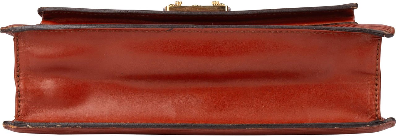 Louis Vuitton Louis Vuitton Cognac Epi Leather Monceau Handbag Bruin