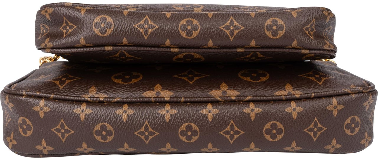 Louis Vuitton Louis Vuitton Canvas Monogram Multi Pochette Crossbody Bag M44813 Bruin