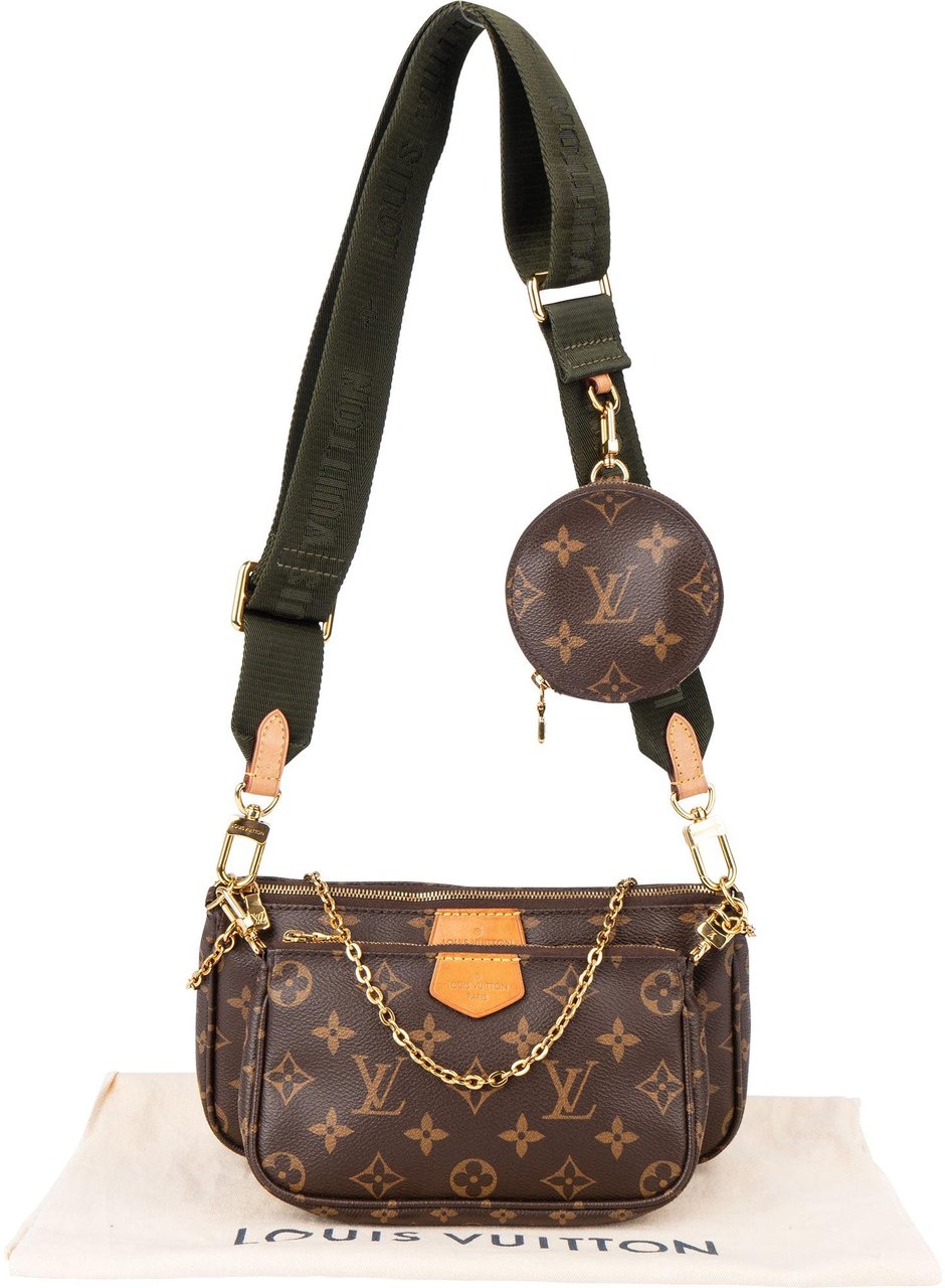 Louis Vuitton Louis Vuitton Canvas Monogram Multi Pochette Crossbody Bag M44813 Bruin