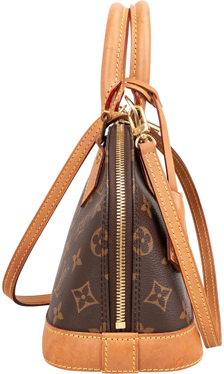 Louis Vuitton Louis Vuitton Canvas Monogram Alma BB Handbag Bruin