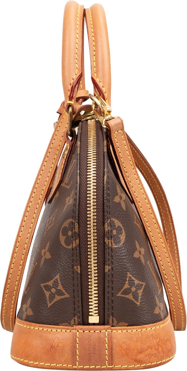 Louis Vuitton Louis Vuitton Canvas Monogram Alma BB Handbag Bruin