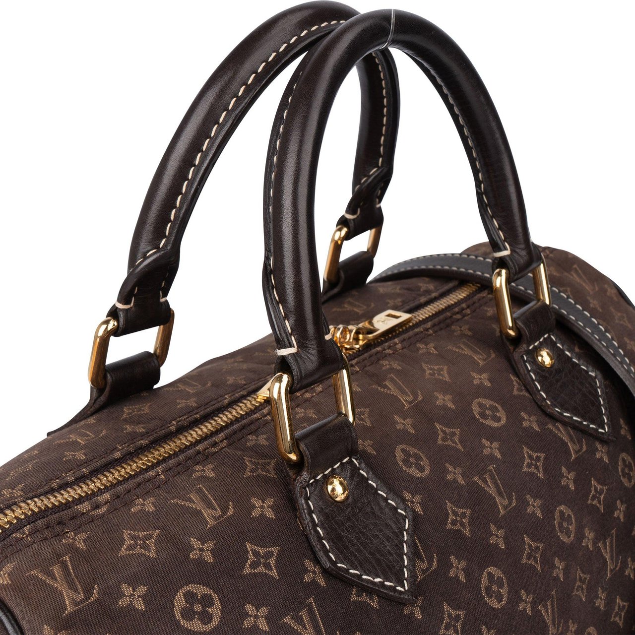 Louis Vuitton Louis Vuitton Mini Lin Monogram Speedy 30 Bandouliere Bruin