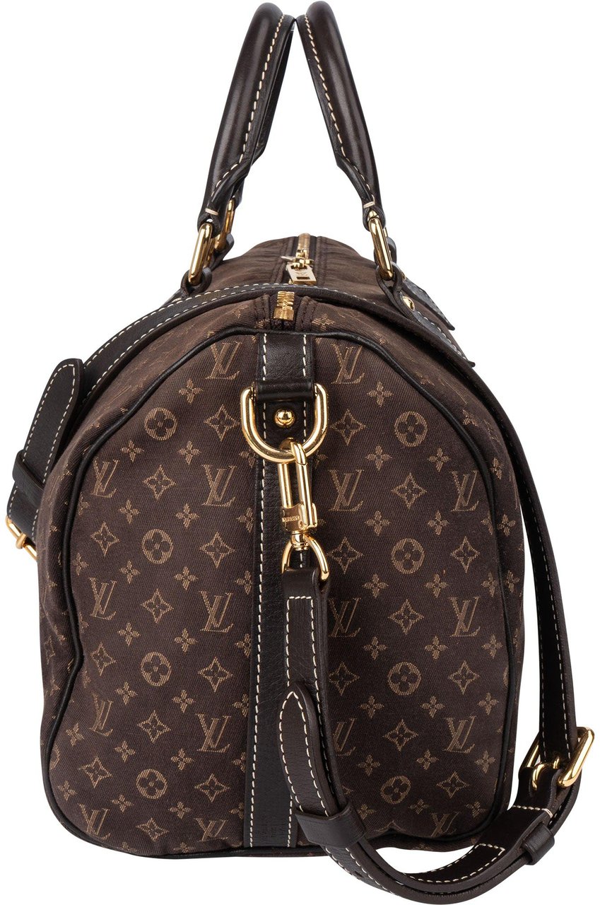 Louis Vuitton Louis Vuitton Mini Lin Monogram Speedy 30 Bandouliere Bruin