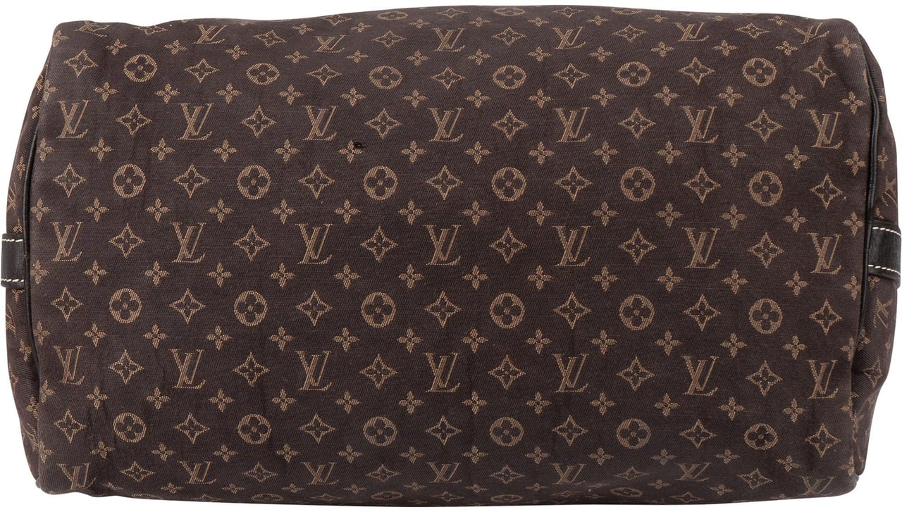 Louis Vuitton Louis Vuitton Mini Lin Monogram Speedy 30 Bandouliere Bruin