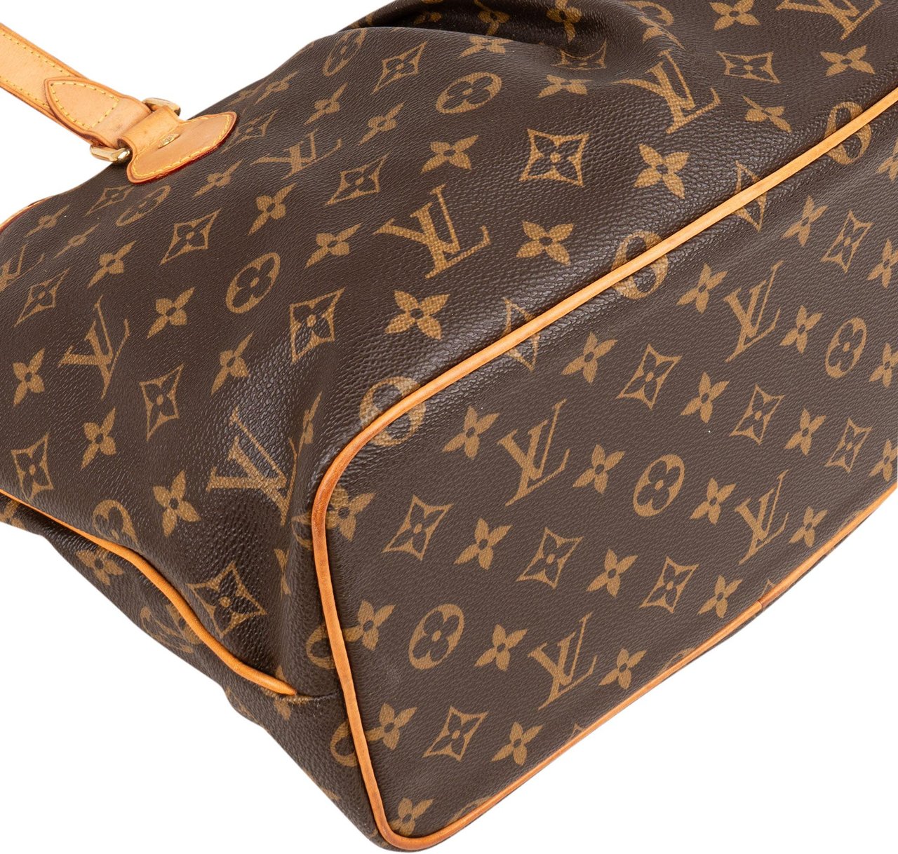 Louis Vuitton Louis Vuitton Canvas Monogram Palermo PM Handbag Bruin