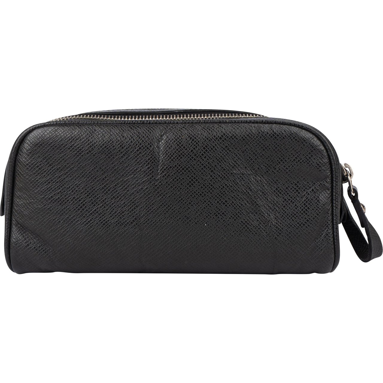 Louis Vuitton Louis Vuitton Noir Taiga Leather Toiletry Bag Zwart