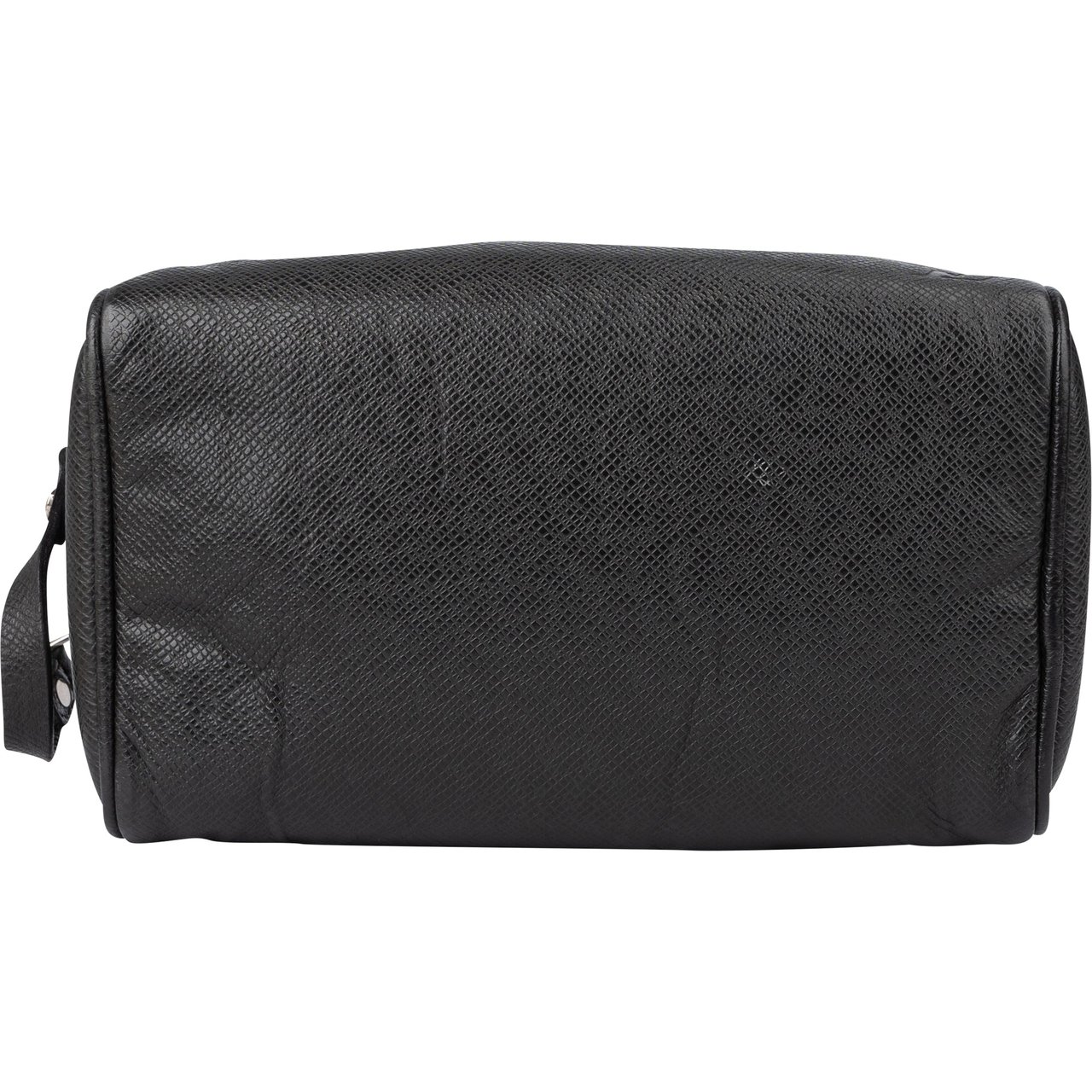 Louis Vuitton Louis Vuitton Noir Taiga Leather Toiletry Bag Zwart