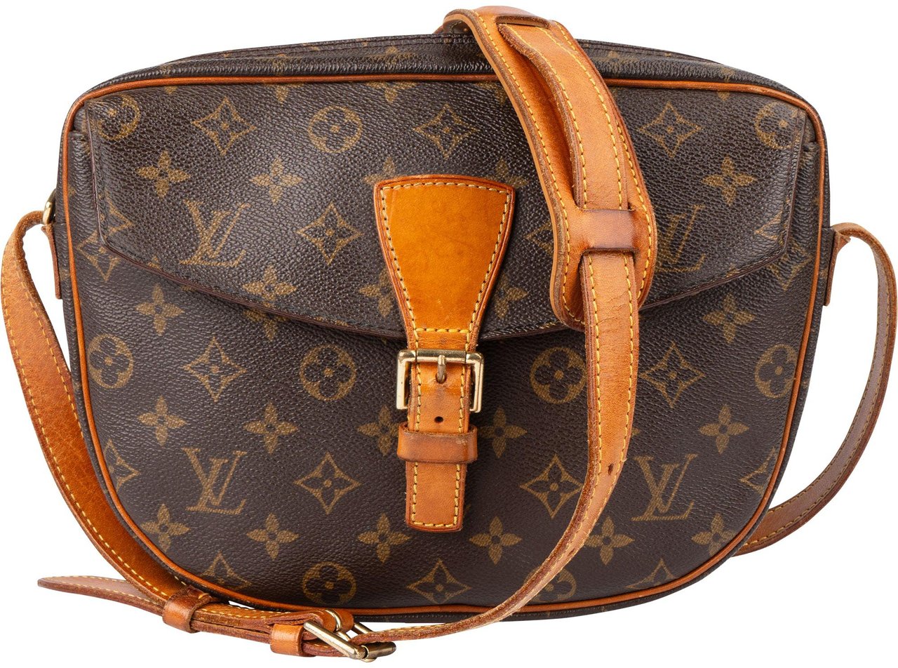 Louis Vuitton Louis Vuitton Canvas Monogram Jeune Fille GM Crossbody Bag Bruin