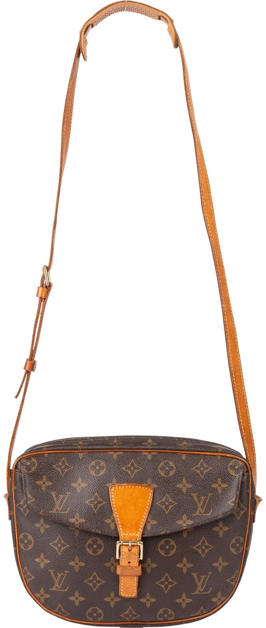 Louis Vuitton Louis Vuitton Canvas Monogram Jeune Fille GM Crossbody Bag Bruin