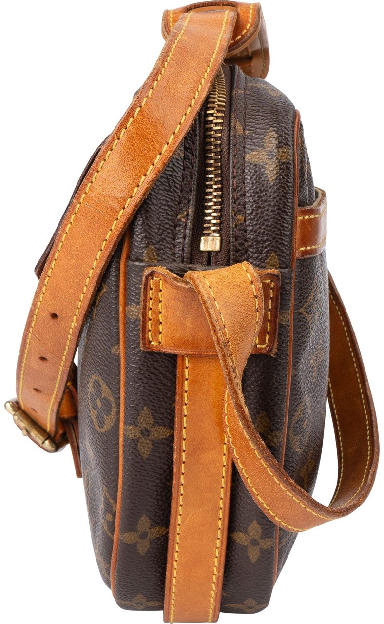 Louis Vuitton Louis Vuitton Canvas Monogram Jeune Fille GM Crossbody Bag Bruin