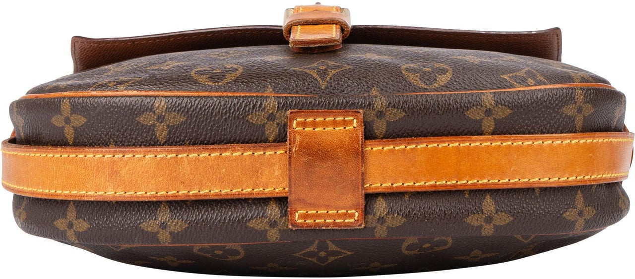 Louis Vuitton Louis Vuitton Canvas Monogram Jeune Fille GM Crossbody Bag Bruin