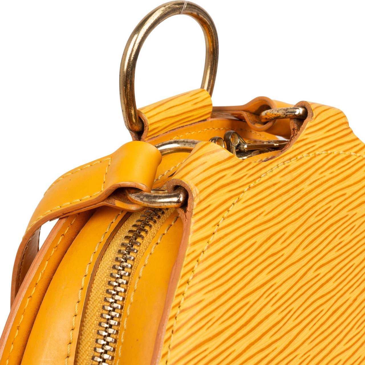 Louis Vuitton Louis Vuitton Yellow Epi Leather Mabillon Backpack Geel