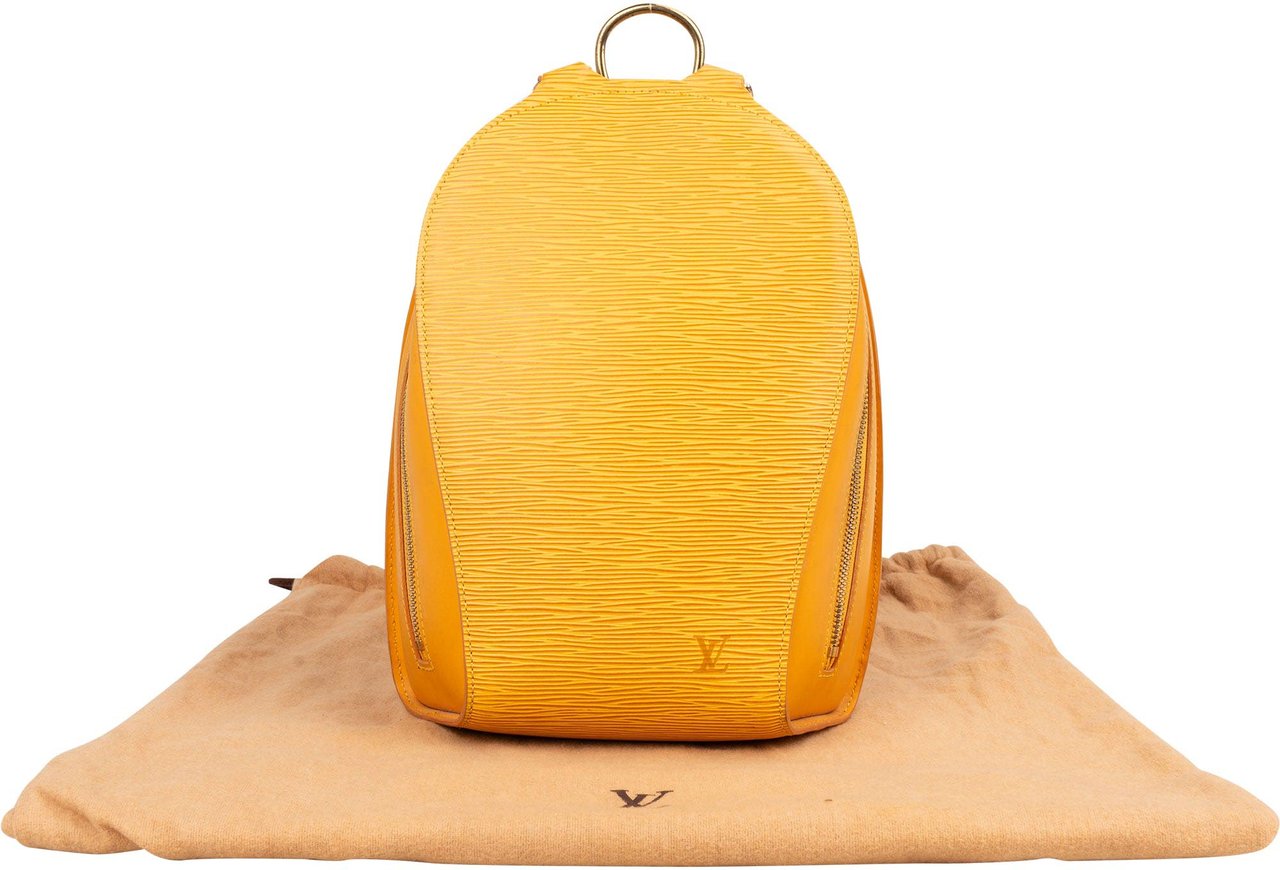 Louis Vuitton Louis Vuitton Yellow Epi Leather Mabillon Backpack Geel