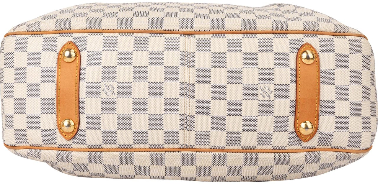 Louis Vuitton Louis Vuitton Damier Azur Monogram Siracusa GM Handbag Bruin