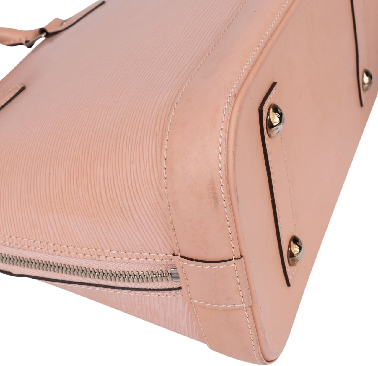 Louis Vuitton Louis Vuitton Rose Balleri Epi Leather Alma PM Handbag Rood