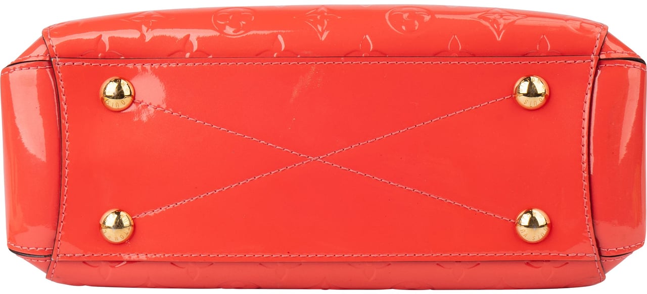 Louis Vuitton Poppy Vernis Monogram Montaigne BB Handbag Roze