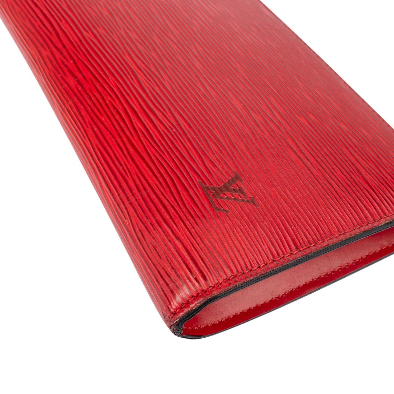 Louis Vuitton Louis Vuitton Rouge Epi Leather Pochette Accessoire Handbag Rood