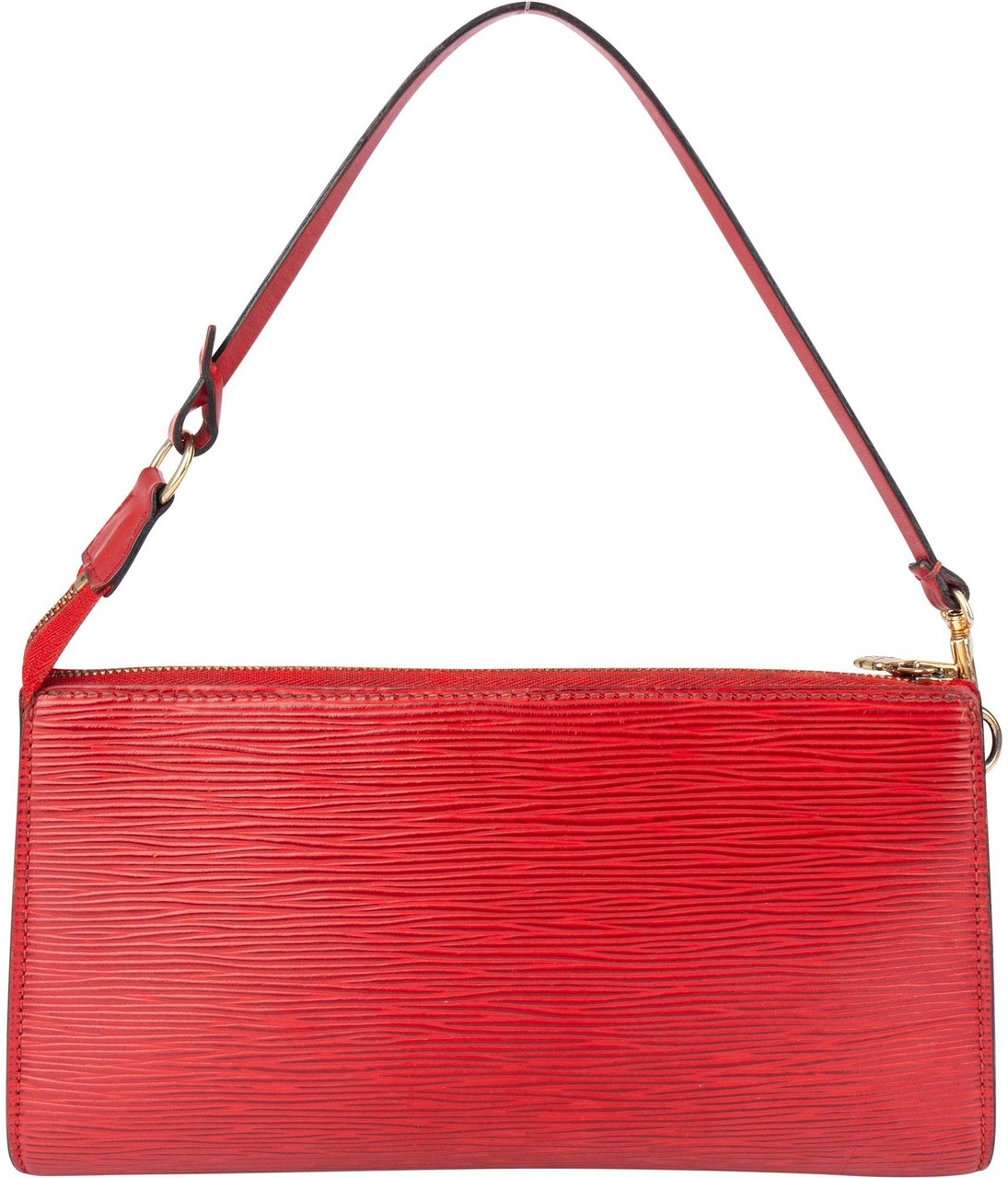 Louis Vuitton Louis Vuitton Rouge Epi Leather Pochette Accessoire Handbag Rood