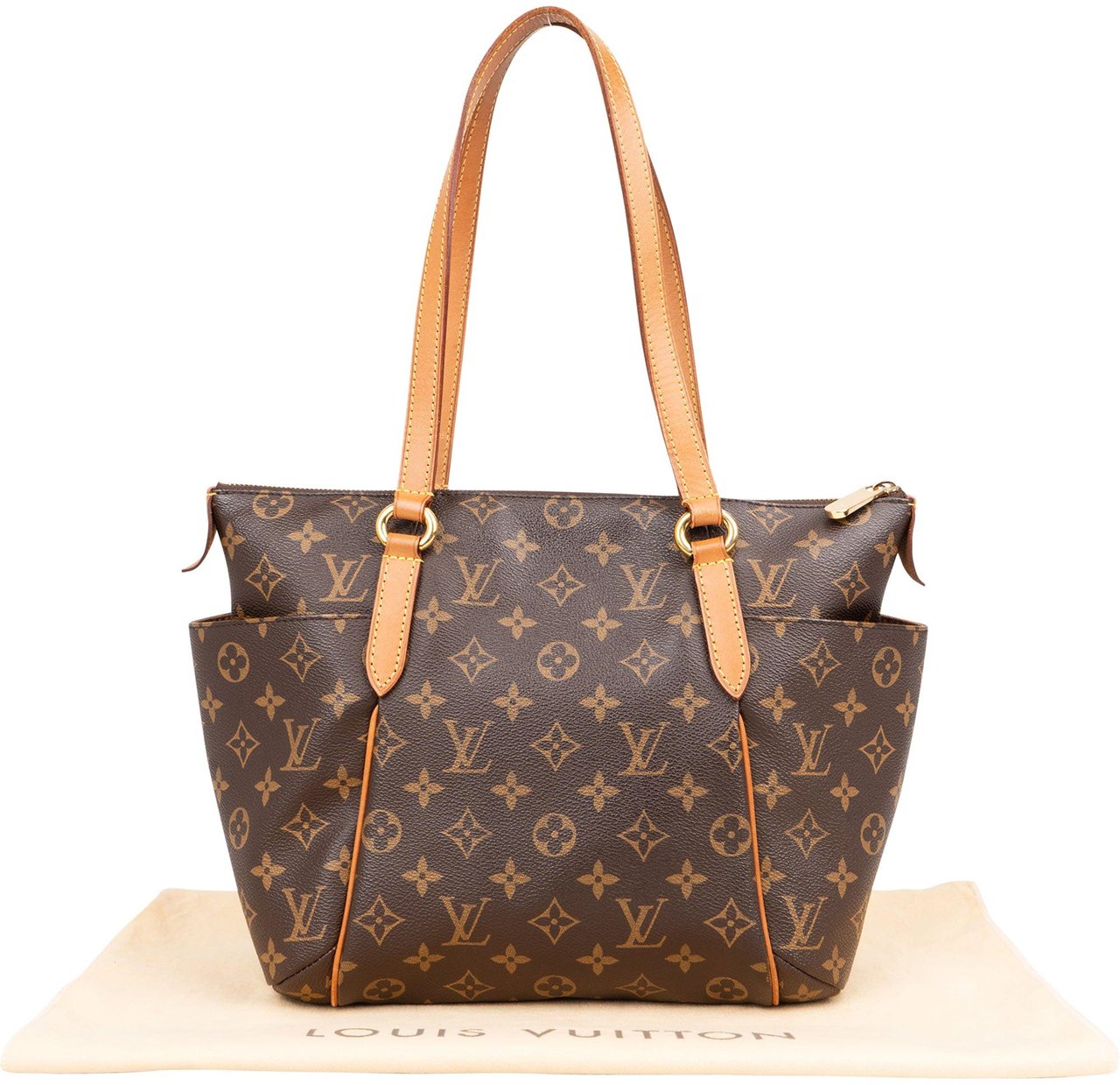 Louis Vuitton Louis Vuitton Canvas Monogram Totally PM Handbag Bruin