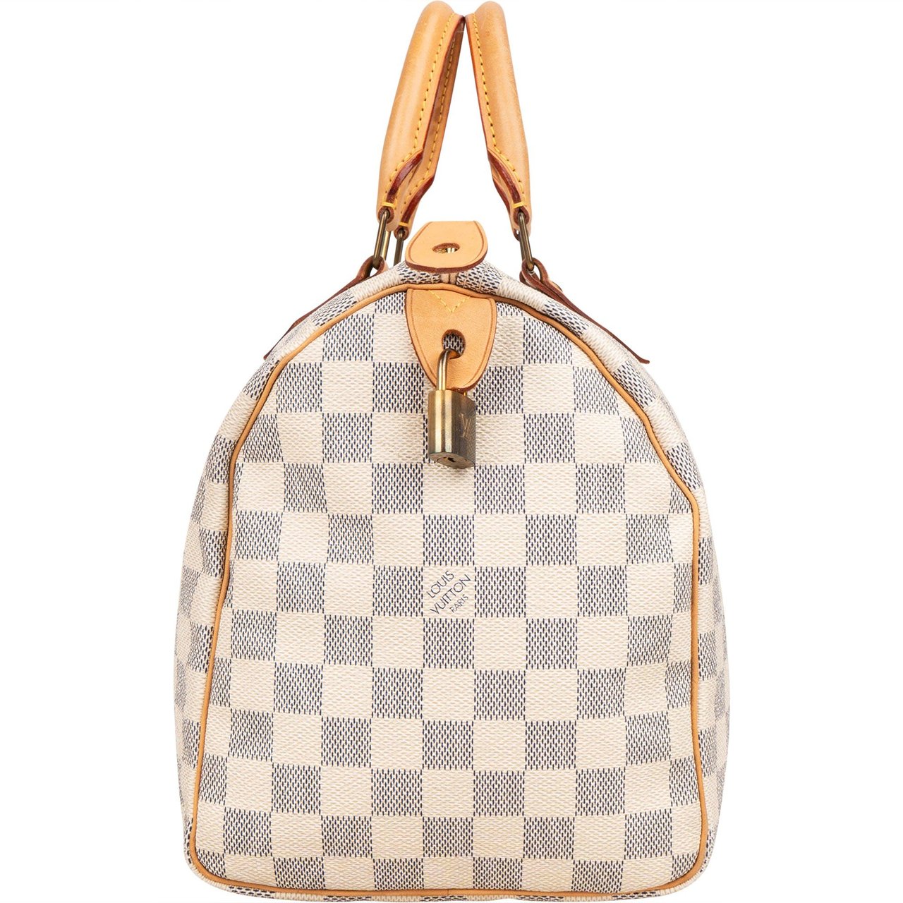 Louis Vuitton Louis Vuitton Damier Azur Monogram Speedy 30 Handbag Bruin