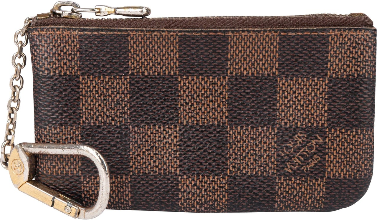 Louis Vuitton Louis Vuitton Damier Ebene Monogram Key Pouch Pochette Cles Bruin