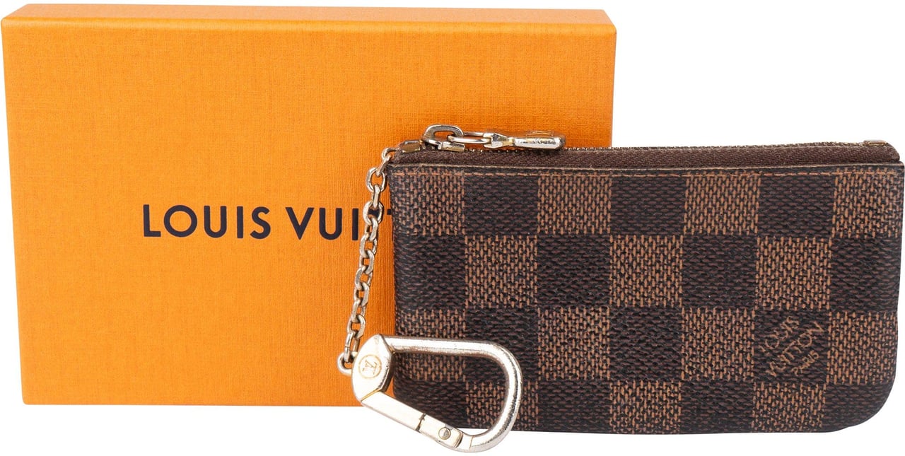 Louis Vuitton Louis Vuitton Damier Ebene Monogram Key Pouch Pochette Cles Bruin